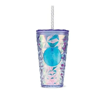 خرید لیوان پلاستیکی استارباکس 473 میلی لیتر Bright Prism Blue