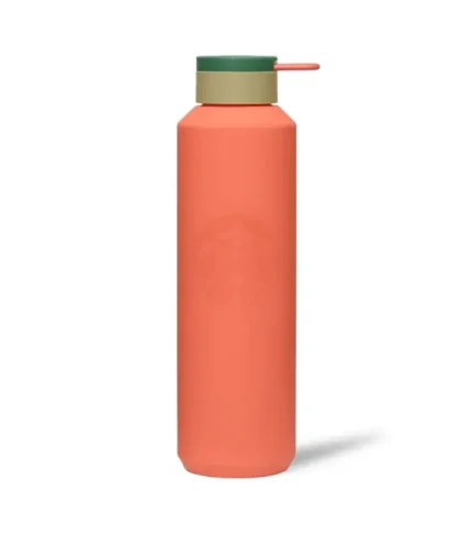 خرید بطری آب پلاستیکی مرجانی رنگ استارباکس 710 میلی‌لیتری