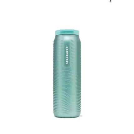 خرید ماگ استیل ضد زنگ فیروزه‌ای استارباکس 473 میلی‌لیتر